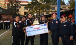 ४१ औं आइजिपि रनिङ शिल्ड फुटबल प्रतियोगिता सम्पन्न