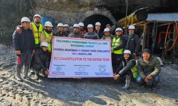 ठूलोखोला जलविद्युत् आयोजनाको टनेल ‘ब्रेकथ्रु’