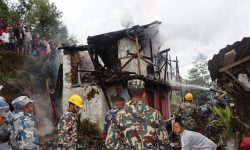 फुङ्लिङमा आगलागी, पाँच लाख बराबर क्षति