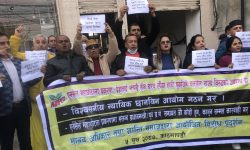 एनसेल महाघोटाला राज्य विरुद्धको अपराध भन्दै शान्ति समाजको विरोध प्रदर्शन / १७ जना गिरफ्तार