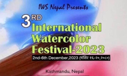 काठमाडौंमा अन्तरराष्ट्रिय जलरङ महोत्सव सुरु