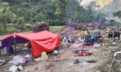 भूकम्पपीडित त्रिपालमै, दुई पालिक सहायता रकम पाउने आशमा