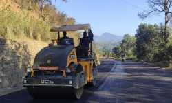 डुम्रे–छिर्कन सडक कालोपत्रको चरणमा