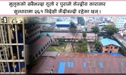 सुन्धारा कारागारमा दुई सय बढी विदेशी कैदीबन्दी