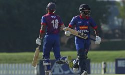 एसिसी प्रिमियर कप : टस हारेर ब्याटिङ गर्दै नेपाल