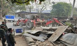 बुटवलमा सार्वजनिकस्थलका घरटहरा हटाउन थालियो