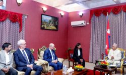 राष्ट्रपतिसँग फ्रेडरिच एबर्ट स्टिफटुङका ग्लोबल प्रेसिडेन्टको भेट