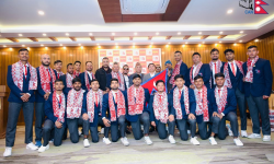 आइसिसी यू–१९ विश्वकप क्रिकेट खेल्न जाने खेलाडीको बिदाइ