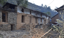 बाढी र भूकम्पले उठीवास बझाङको परिङाल