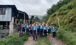 रोङ गाउँपालिकामा ‘एक रुपैयाँ बचत’ अभियान