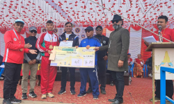 गैँडाकोट म्याराथनको उपाधि आर्मीका रोकायालाई