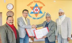 त्रिवि र चिनियाँ विश्वविद्यालयबीच सहकार्यको सम्झौता