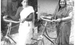 साइकलमा महिला