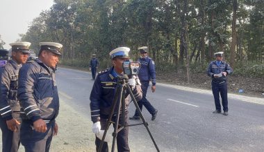 टिकौली जङ्गल क्षेत्रमा ‘राडर गन’ सहित चेकजाँच