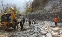 ‘ट्रयाक’ खुलेको १३ वर्षपछि सडक स्तरोन्नति थालियो