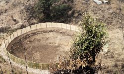 पानीको मुहान संरक्षण गर्न रिचार्ज पोखरी