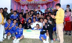 Tilak Sapkota memorial football cup to Oxford College