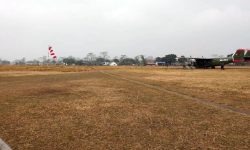 मेघौली विमानस्थलको धावनमार्ग स्तरोन्नति गरिँदै