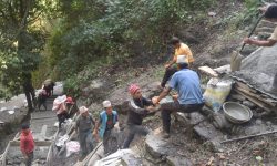 तीन महिना श्रमदान गरेर बाटो निर्माण