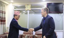 राप्रपा अध्यक्ष लिङ्देन र अमेरिकी राजदूत भेटवार्ता