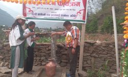 म्याग्दीको अन्नपूर्णमा तीन खानेपानी आयोजना निर्माण