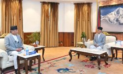 राष्ट्रपति पौडेल र प्रधानमन्त्री प्रचण्डबिच भेट