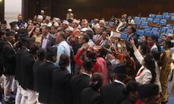 नाराबाजीका बीच पारित भयो राष्ट्रपतिलाई धन्यवाद दिने प्रस्ताव