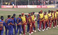 नेपालसामु जितका लागि २१० रनको लक्ष्य