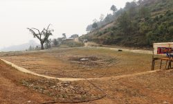 डोजर लगाएपछि बागलुङका ताल सुक्दै