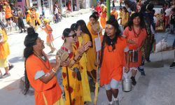 बेनी बजारमा परम्परागत जोगी नाच प्रदर्शन