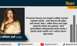 अस्थिर र समस्याग्रस्त नेपाललाई कहिले सुदृढ गर्ने ?