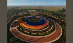 गौतमबुद्ध अन्तर्राष्ट्रिय क्रिकेट रंगशाला निर्माणले गति लियाे, दर्शक अट्ने क्षमता घट्याे