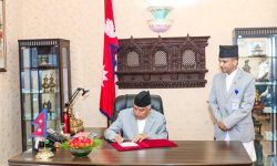 राष्ट्रपति पौडेलद्वारा टिआरसी विधेयक प्रमाणीकरण