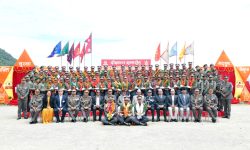 गृहमन्त्री लेखकको प्रमुख आतिथ्यमा सशस्त्र प्रहरी सहायक निरीक्षक आधारभूत तालिम समापन