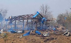 म्यान्मामा सैनिक हवाई आक्रमणमा ११ सर्वसाधारणको मृत्यु