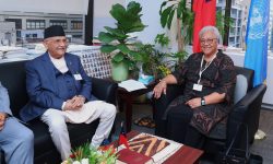 प्रधानमन्त्री ओली र सामोआका समकक्षीबीच भेटवार्ता