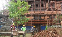 नुवाकोटको साततले दरबार पुनःनिर्माणमा जुटे चिनियाँ