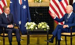 अमेरिकी राष्ट्रपति बाइडेन र अष्ट्रेलियाका प्रधानमन्त्री अल्बनिजबीच भेटवार्ता