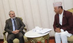 ऊर्जामन्त्री खड्का र एडिबीका प्रतिनिधिबीच भेट