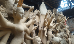 दसैँको आगमनसँगै बढ्यो मूर्तिकारको व्यस्तता