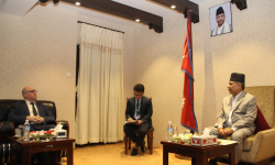 उपराष्ट्रपति यादवसँग माल्टाका राजदूत गौसीको शिष्टाचार भेट