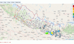 काेशी, बागमती, गण्डकी र कर्णाली प्रदेशमा मेघगर्जन र चट्याङसहित हल्कादेखि मध्यम वर्षाकाे सम्भावना