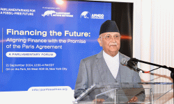 कार्बन उत्सर्जन गर्ने मुलुकले क्षतिपूर्ति दिनैपर्छ : प्रधानमन्त्री ओली