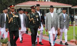 प्रधानमन्त्री ओली दोहामा