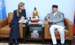 USAID Administrator Power calls on PM Oli
