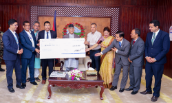 प्रधानमन्त्री उद्धार कोषमा नेपाल बैँकको दुई करोड