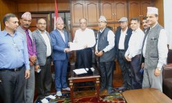 बस्ती विकास र पूर्वाधार निर्माणअघि भौगर्भिक अध्ययन गर्नुपर्नेमा अध्यक्ष दाहालको जोड