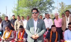 सुक्खा बन्दरगाह निमार्णको काम छिट्टै अघि बढ्छ : उद्योगमन्त्री भण्डारी