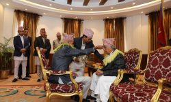 President Paudel receives Bijaya Dashami ‘tika’