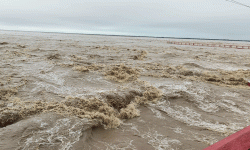 बालुवाजन्य सामग्रीले सप्तकोसीको सतह उच्च हुँदा जोखिम बढ्दै